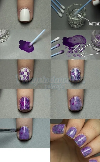 Abstrakcyjny Manicure Krok Po Kroku Kobieceinspiracje Pl