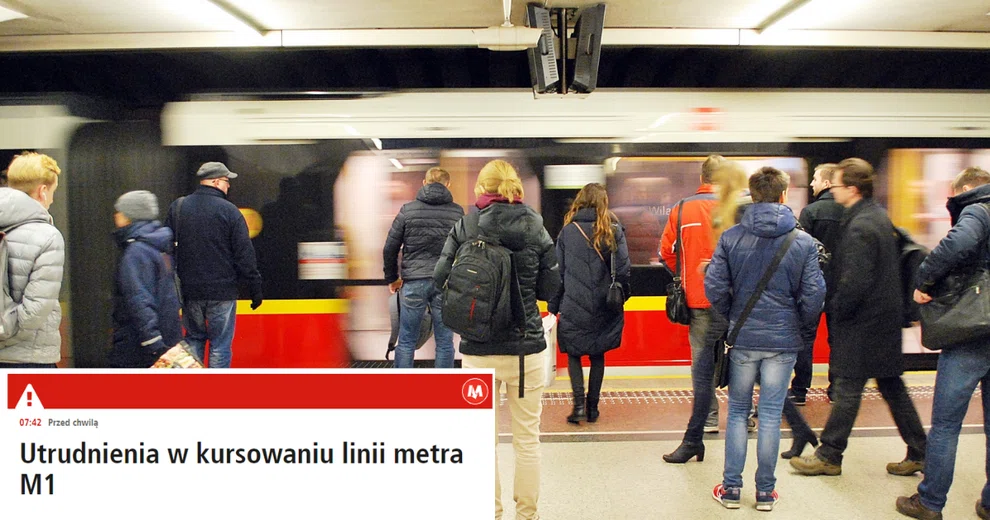 Paraliż w metrze Trzy stacje wyłączone z ruchu Policja bada sprawę