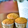 Muffiny dyniowe z mąki pęłnoziarnistej