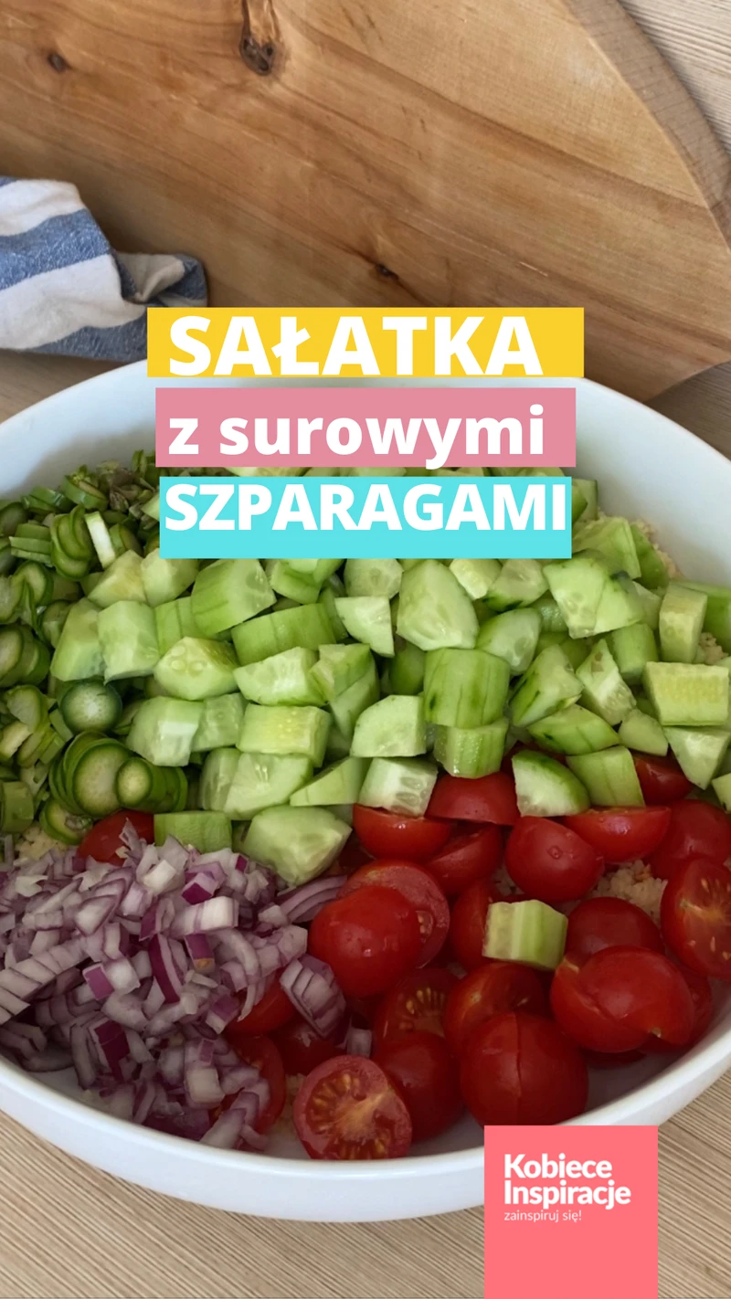 Sałatka z surowymi szparagami - HIT NA GRILLA