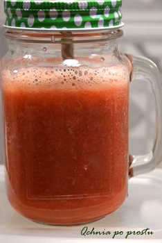 Smoothie - truskawka, arbuz, banan