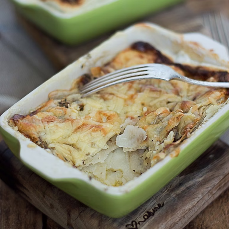 Topinambur gratin (zapiekanka gratin z topinamburu)