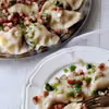 Pierogi z kiełbasą
