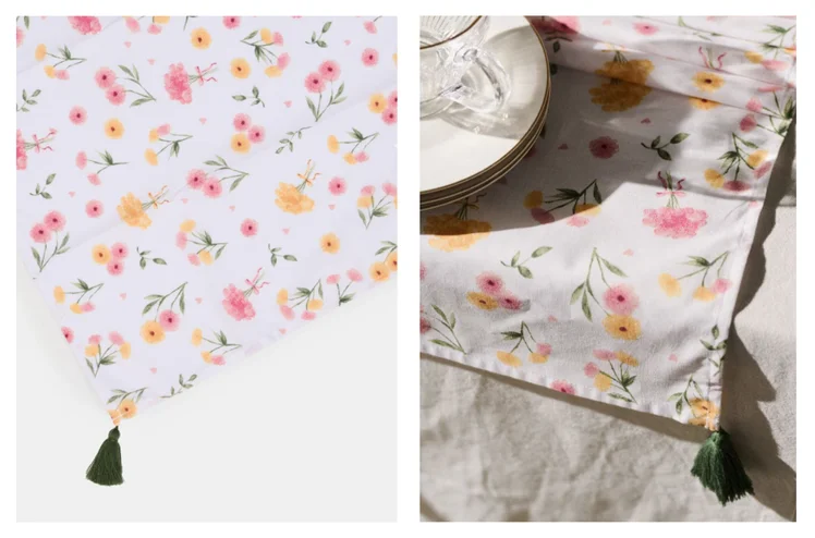 Zdjęcie Te bieżniki z Sinsay za 17 zł to zachwycą na wielkanocnym stole! Urocze motywy, a kolorowe frędzle dodają charakteru #2