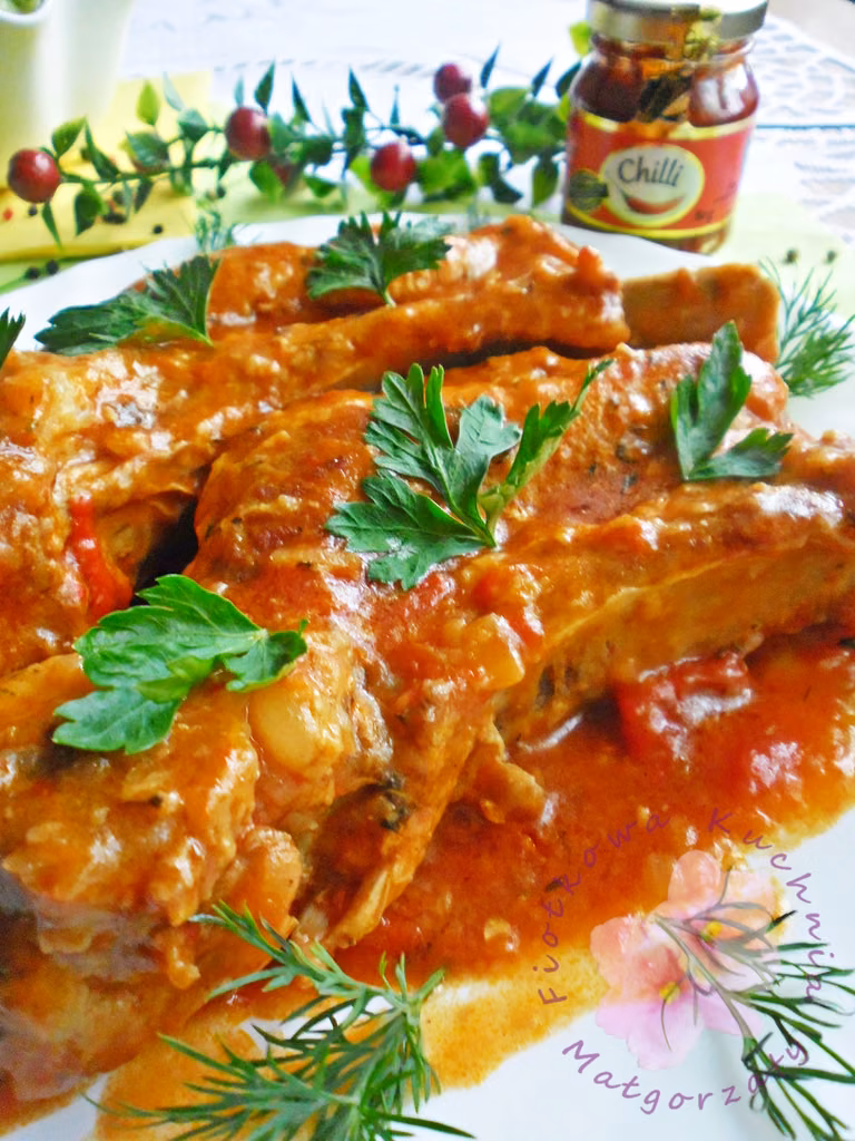 Żeberka chilli
