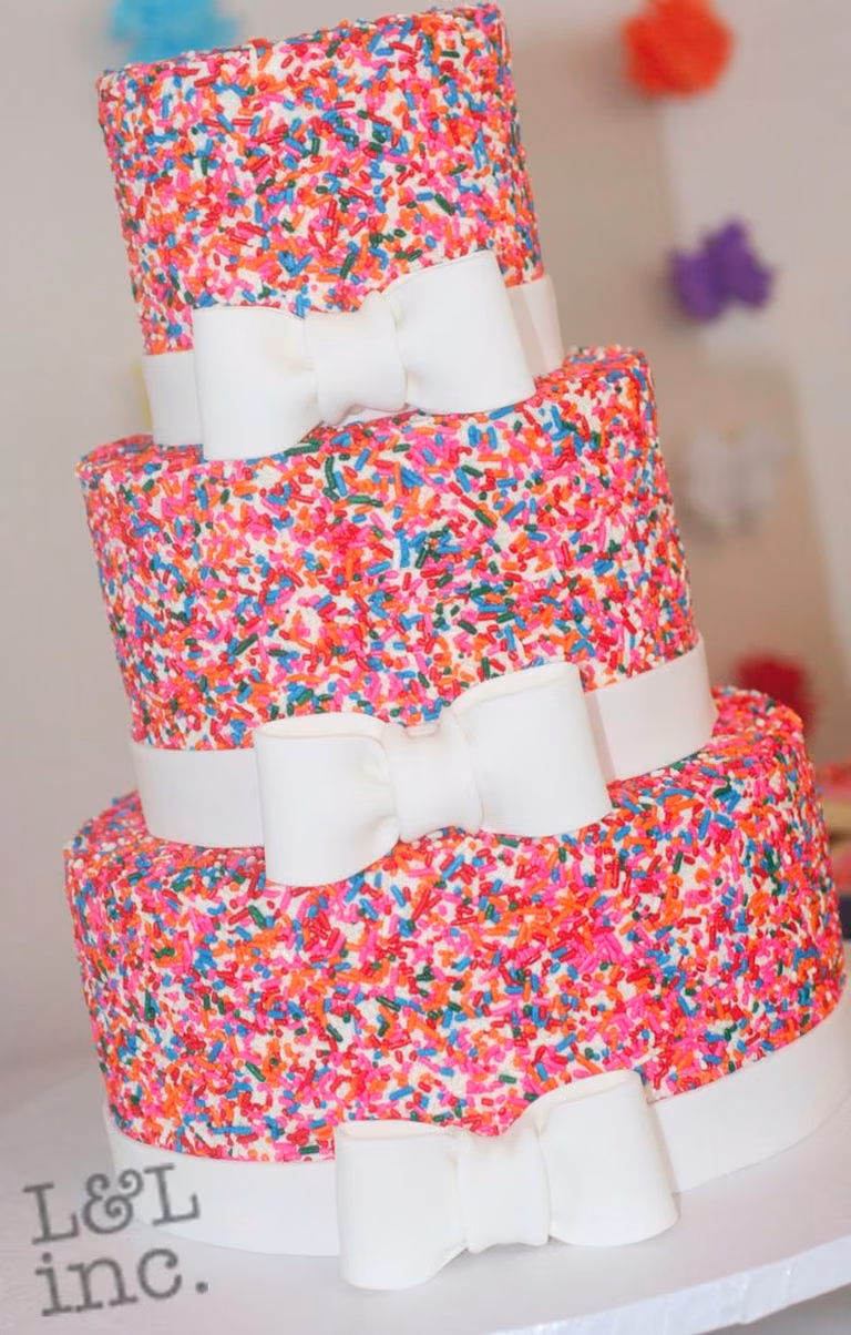 Kolorowy tort