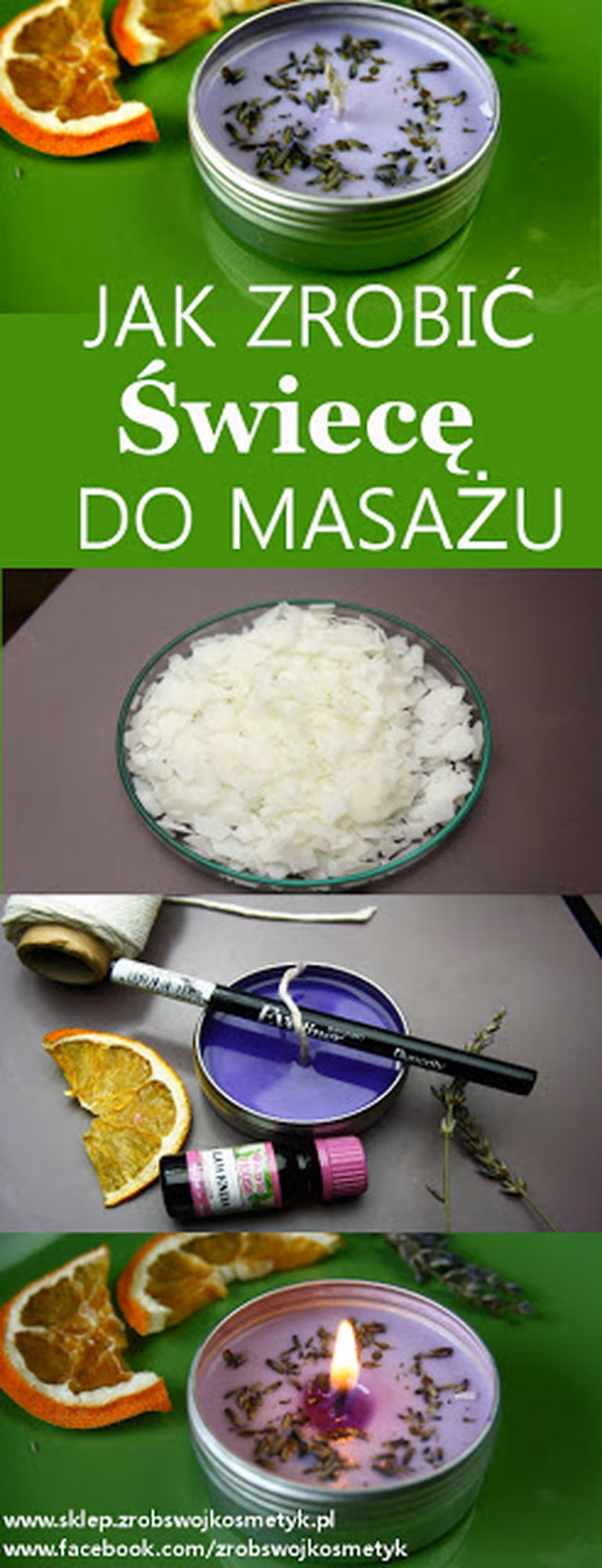 Dowiedz się jak zrobić świecę do masażu