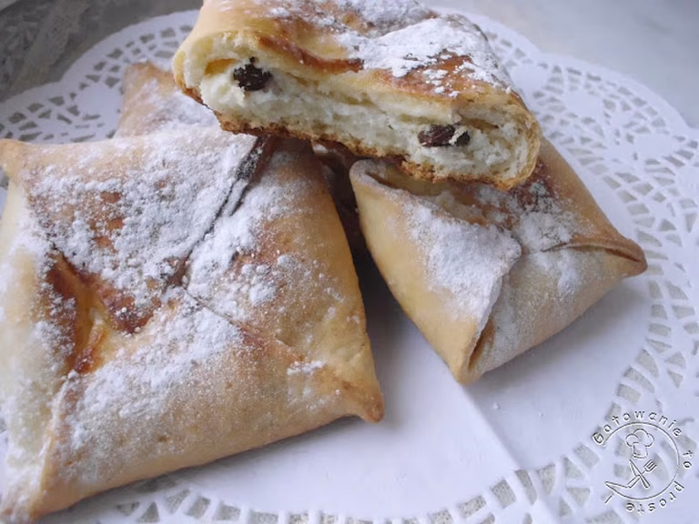 Krucho Drożdżowe Koperty Z Serem