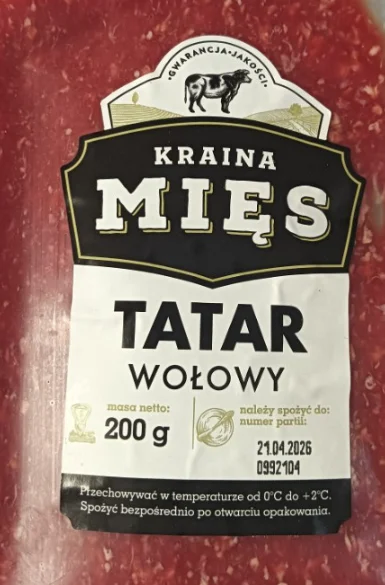 Zdjęcie Salmonella w tatarze wołowym! Pilne ostrzeżenie GIS dla konsumentów #1