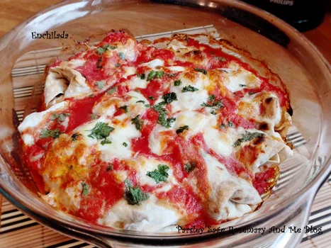 Meksykańska Wegetariańska Enchilada