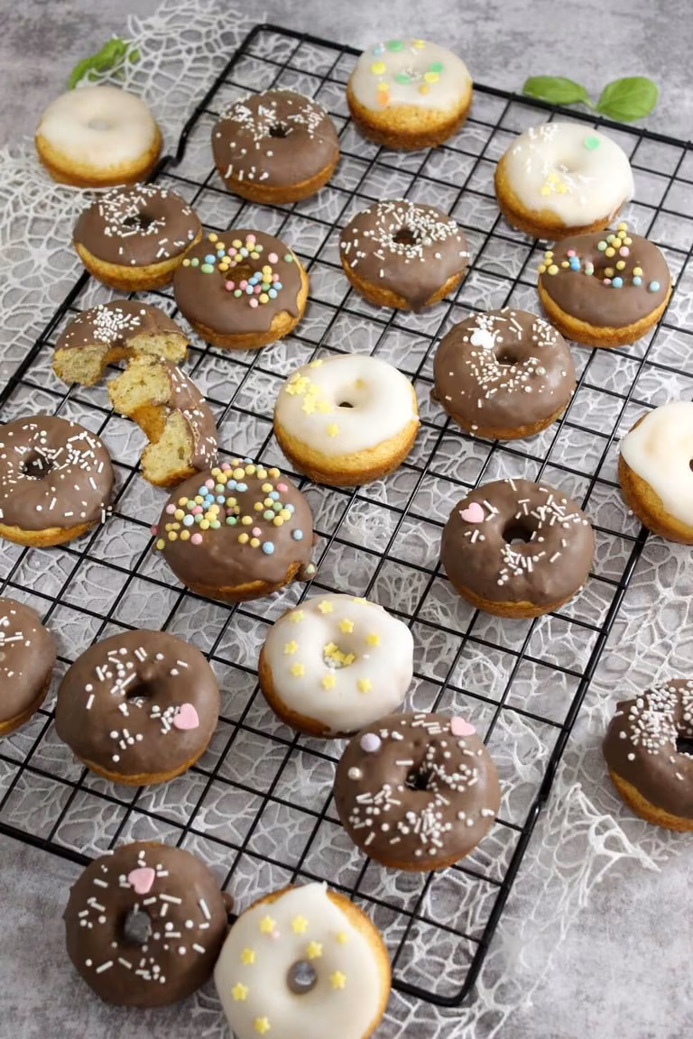 Pieczone mini donaty | Słodkie okruszki