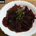 Buraczane frytki w rozgrzewającym sosie