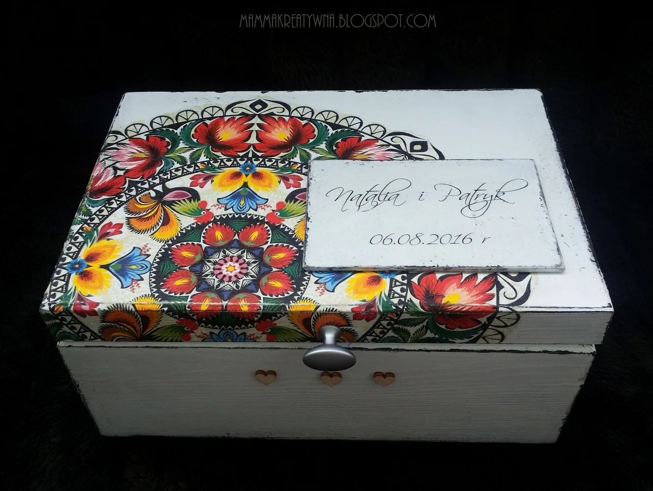 Personalizowany Wedding Box- idealny prezent na śłub