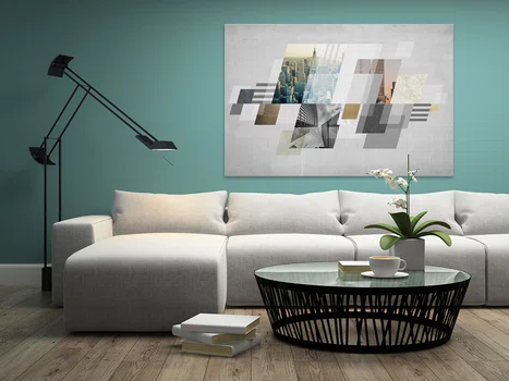 Temperament wielkiego miasta - nowoczesny obraz na płótnie