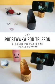 DIY Podstawka pod telefon/ smartfon