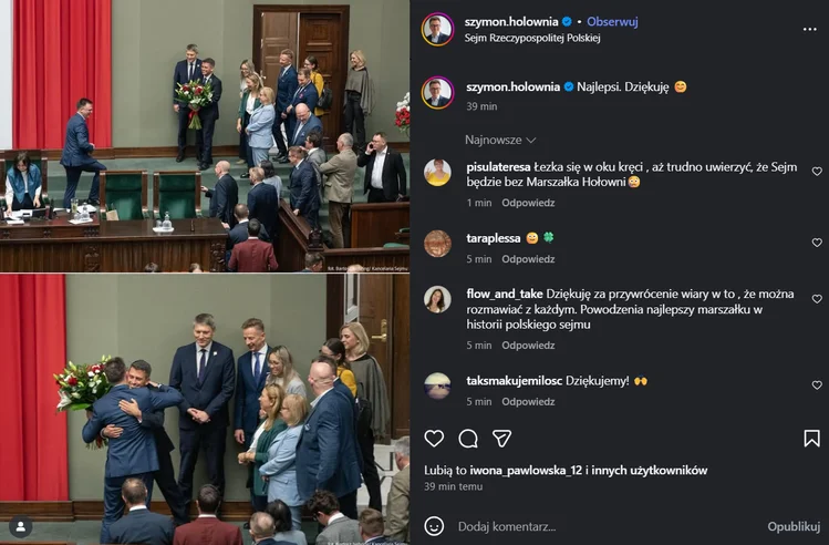Zdjęcie Ostatni dzień Hołowni jako marszałka. W Sejmie padły wzruszające słowa! #1