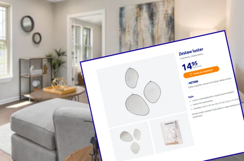 Ten zestaw 3 luster z Action to nowy hit do salonu i sypialni! Łatwy montaż, rozjaśnią każde pomieszczenie, efekt wow za 14,95 zł