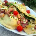 Pierogi ze szpinakiem i bryndzą
