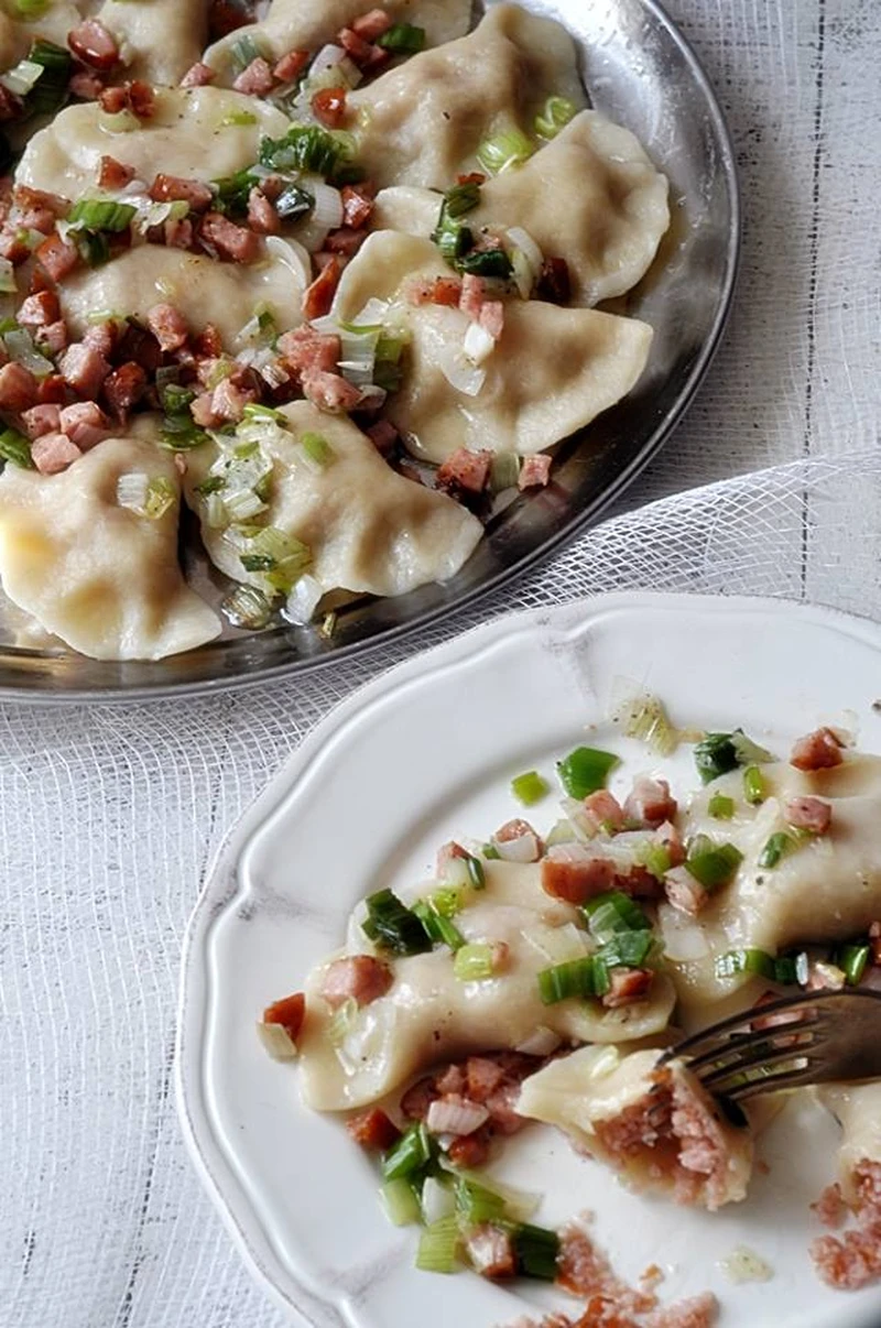 Pierogi z kiełbasą