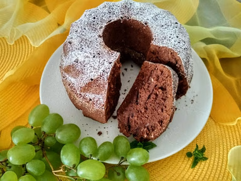 Babka kakaowa z wiórkami kokosowymi