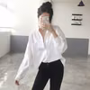 Luźna, biała koszula
