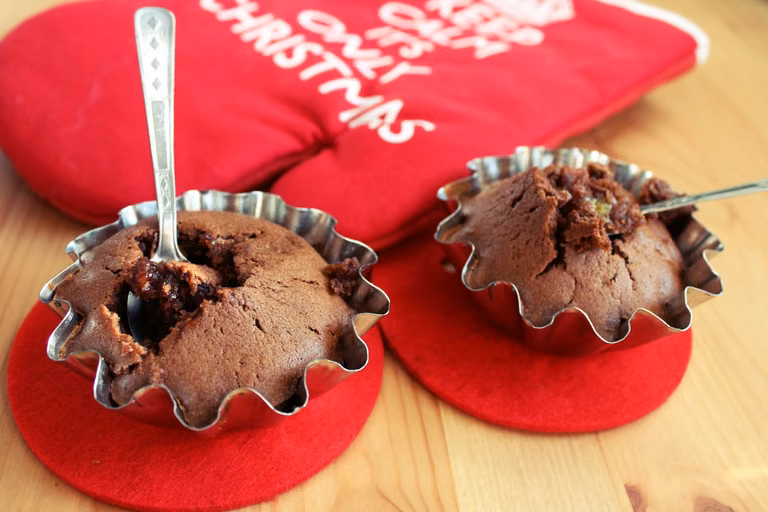 Ochudzone muffinki świąteczne FIT
