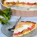 Keto ciasto z rabarbarem i bezą (Paleo, LowCarb)