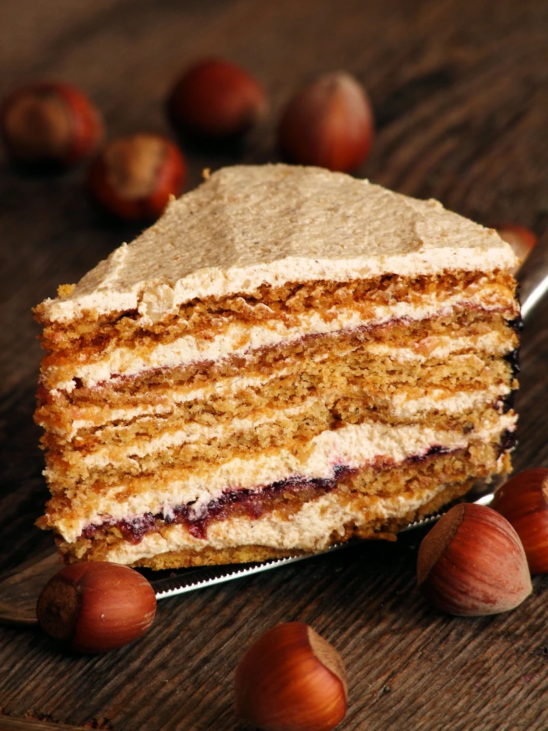 rumuński tort orzechowy