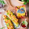 Grillowana cukinia z krewetkami