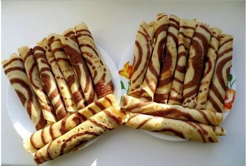 Naleśniki zebra
