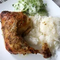 Udka kurczaka marynowane w jogurcie z pastą curry
