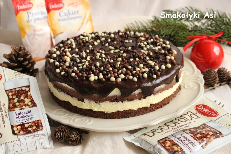 Tort mleczko-czekoladowy
