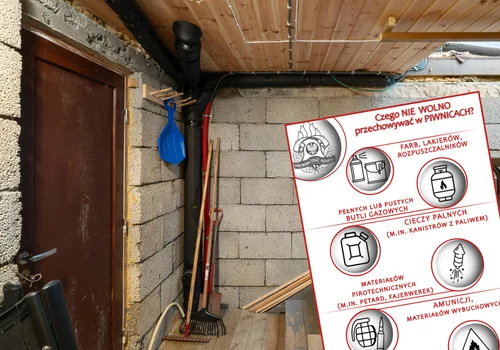 Nawet 5 tys. zł grzywny za takie przedmioty w piwnicy! Jest oficjalny komunikat  - trwają wyrywkowe kontrole