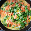 Frittata z łososiem