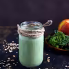 Zielone smoothie z owsianką i jabłkiem