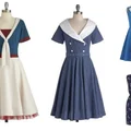 Pomysły na marynarskie sukienki w stylu retro!