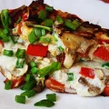 Wytrawny wegetariański omlet fit