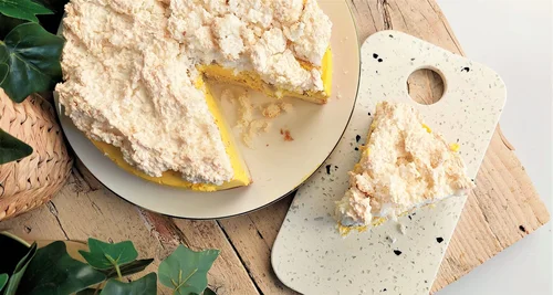 Ciasto cytrynowe z mango i kokosem - Słodki sentyment