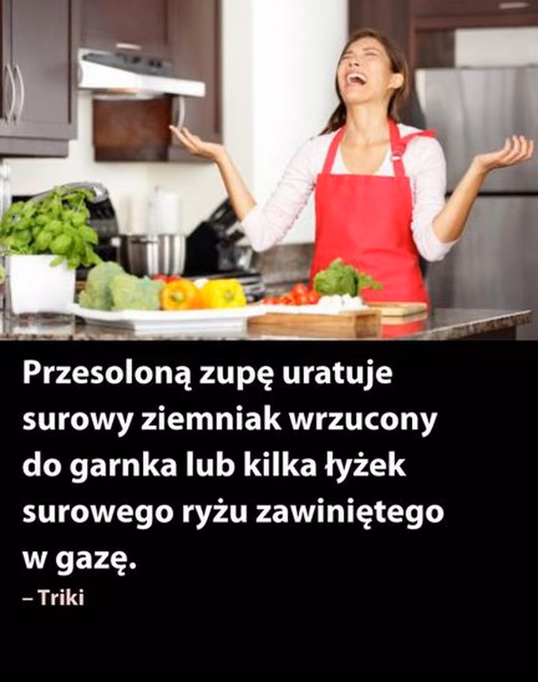 Przesolona zupa?
