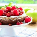 JOGURTOWY OMLET Z PŁATKÓW ORKISZOWYCH.