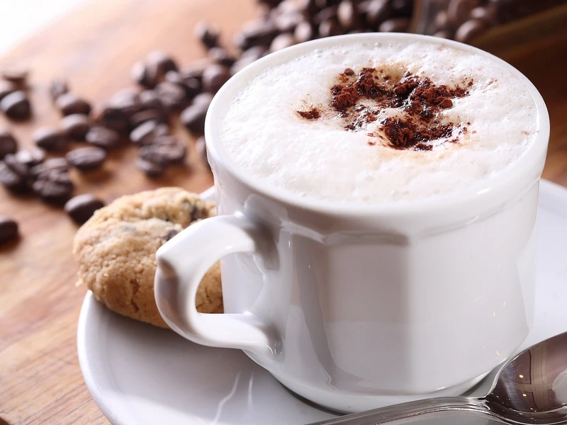 Kokosowe latte.