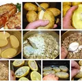 Ziemniaki faszerowane pieczarkami