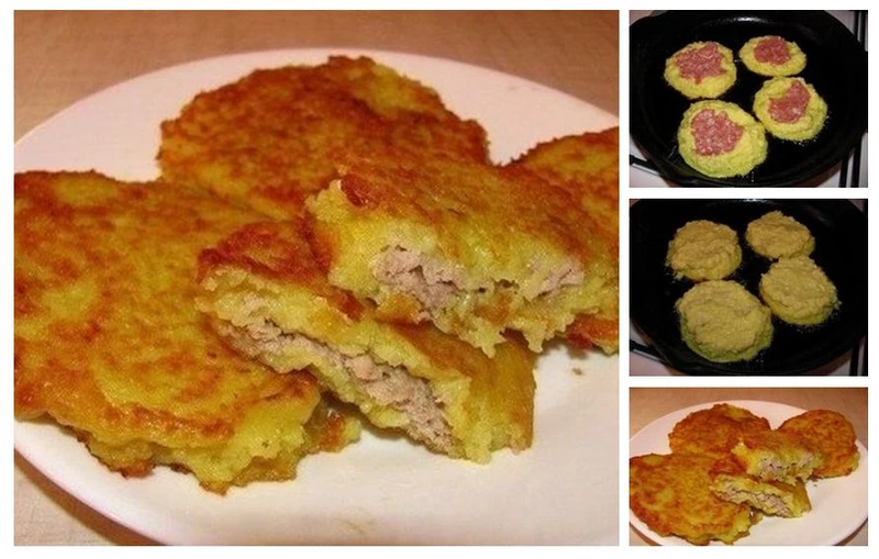 Placki ziemniaczane z mięsem
