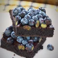 Keto brownie z borówkami (Paleo, LowCarb)