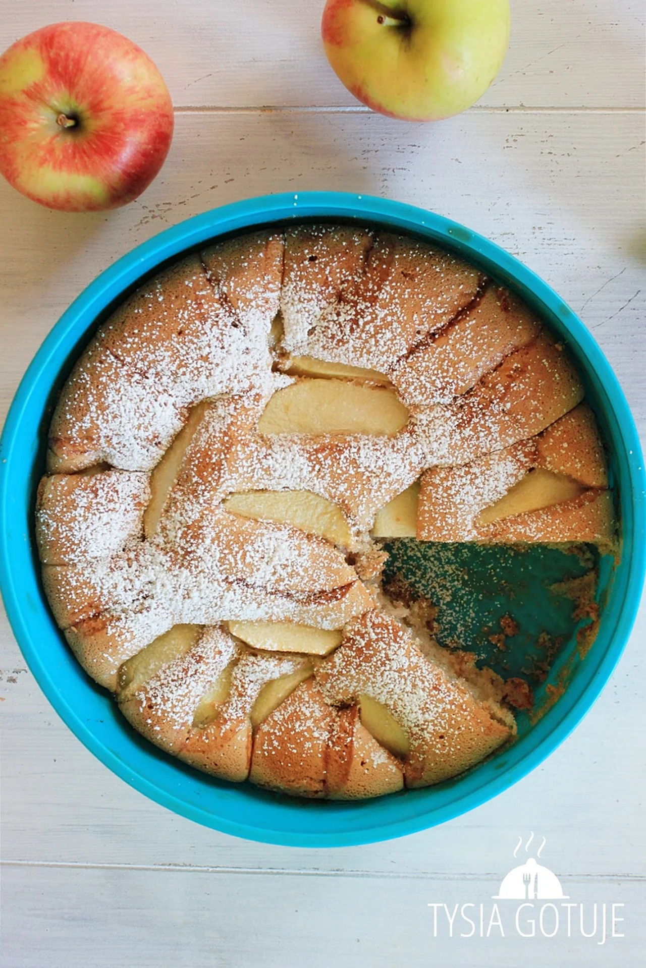 Ciasto z jabłkami w 5 minut