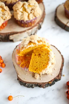 Dyniowe muffinki z kruszonką