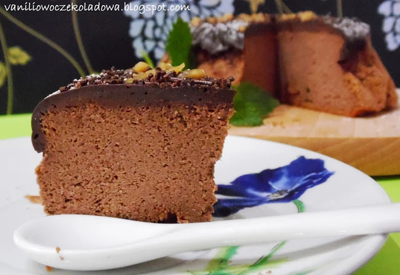 Sufletowy sernik podwójnie czekoladowy (gluten free)