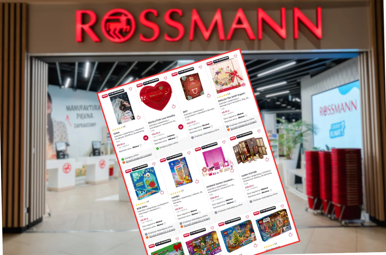 W Rossmannie promocja 1+1 gratis tylko przez 4 dni! Te kalendarze adwentowe to absolutny hit grudnia