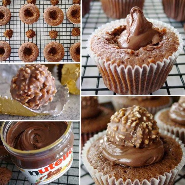 Smakowite muffiny z nutellą
