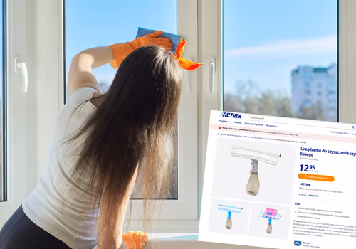Ten gadżet z Action za 12,95 zł to wiosenny hit! Myje okna bez smug i oszczędza masę czasu